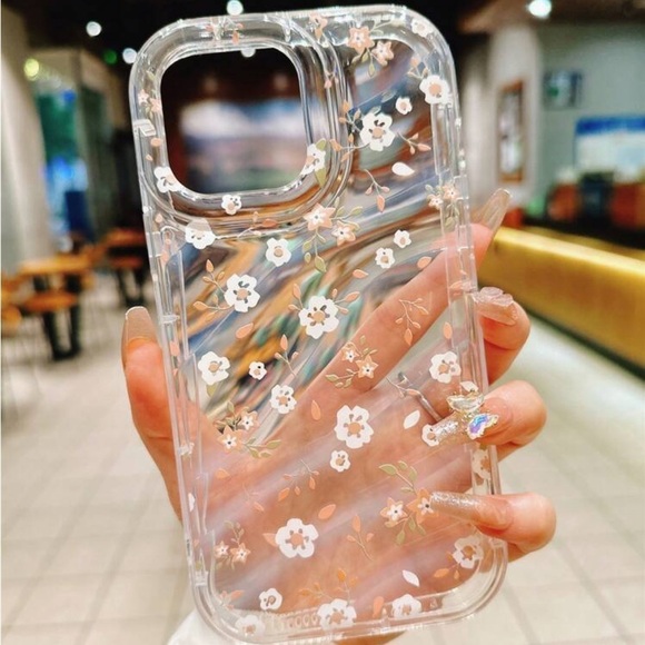 Other - ⚠️Clearance iPhone 15/Pro/Pro Max Clear Floral Phone Case